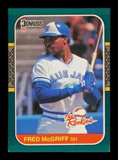 1987 Donruss The Rookies #31 Fred McGriff Toronto Blue Jays
