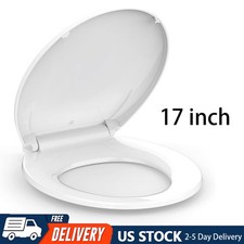 Round Toilet Seat Soft-Slow Close 17 Inch Round Toilet Seat For Round Toilets