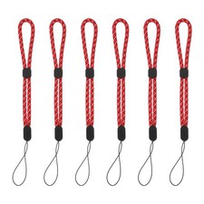 Camera Wrist Strap, 6Pcs Adjustable Wristlet Straps Lanyard, Red Jacquard