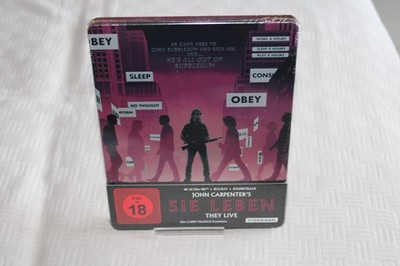 Sie leben - Steelbook (4K Ultra HD + Blu-ray) (Roddy Piper) FSK 18 - Uncut - NEU