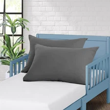 Toddler Travel Pillowcase 100% Soft Egyptian Cotton Set of 2 Small Pillowcase