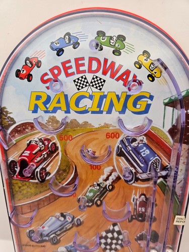 2000 Schylling Toys Company Speedway Racing Themed Plastic 10 inch Pinball Game - Picture 5 of 10