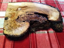 Live Edge Cherry Burl Slab With Rot. EPOXY RIVER CHARCUTERIE BOARD