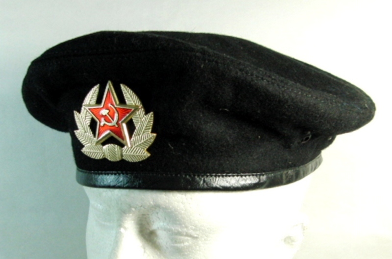 Rusa Militar Boina Lana Tapa Sombrero Ejército Vdv Border Guard USSR Metal Chapa