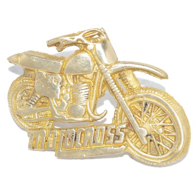 Customized Motocross Brass Decal Badge Emblem Univesal Fit AEs