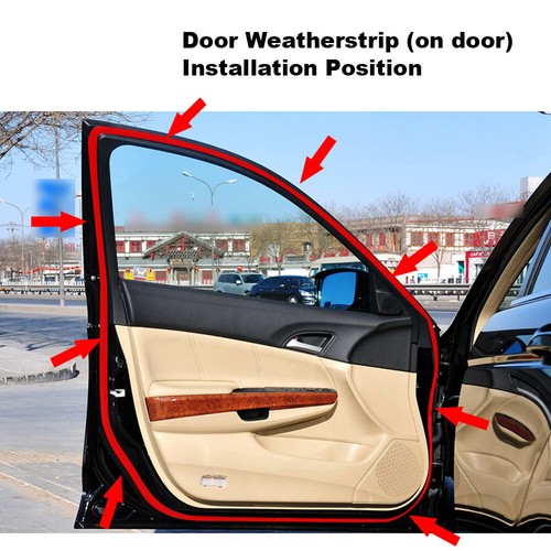 72350-TA5-A02 Front Left Side Door Weatherstrip Seal For Honda Accord 2008-2012 - Picture 6 of 11