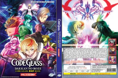 ANIME CODE GEASS: DAKKAN NO ROZE VOL.1-12 END DVD *ENGLISH DUBBED