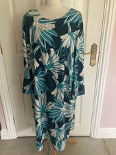 GAIA LIFE DRESS SILKY FEEL TURQUOISE PLUS SIZE UNDERARM - UNDERARM 24'' APX