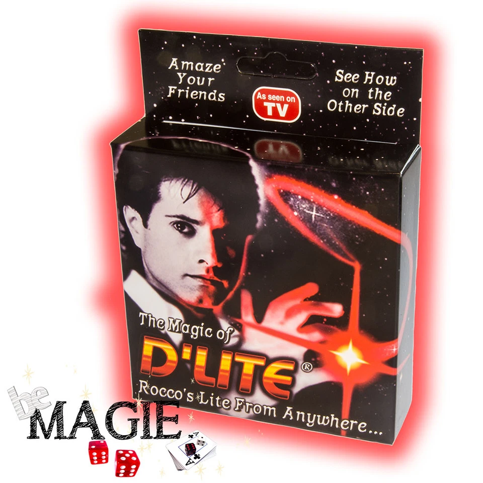 D'lite ROUGE (1 seul D'lite) - Faux pouce Lumineux - Ghost light - Tour de Magie