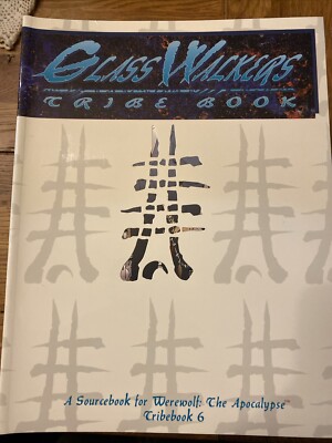 White Wolf Werewolf The Apocalypse Tribebook - Glass Walkers (1st Ed) EX