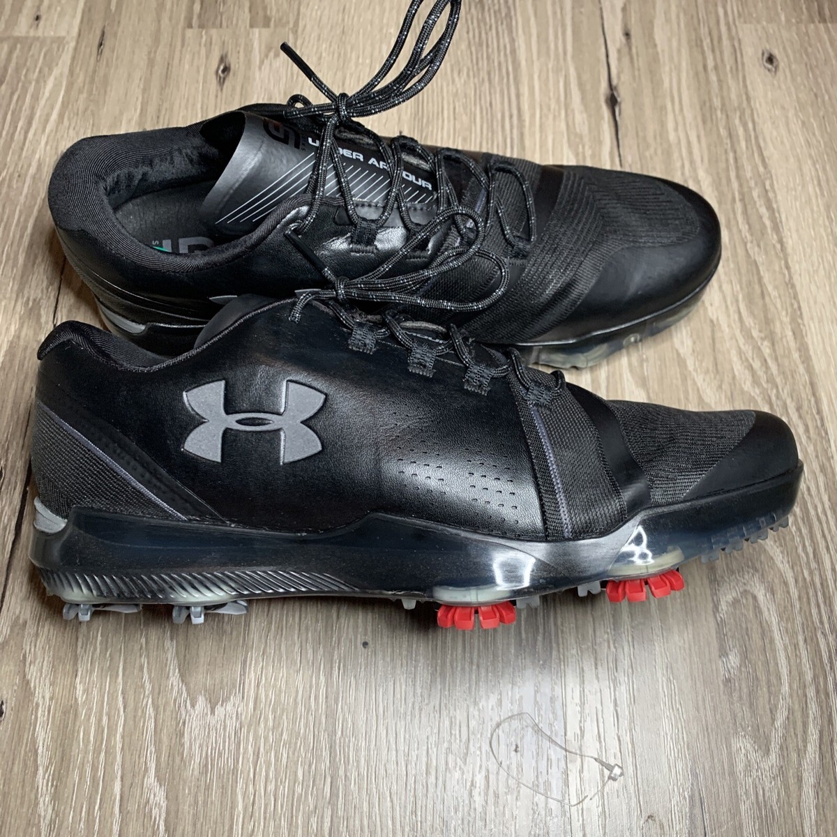 Under Armour Spieth Golf Shoes Black Carbon Fiber Men's Size