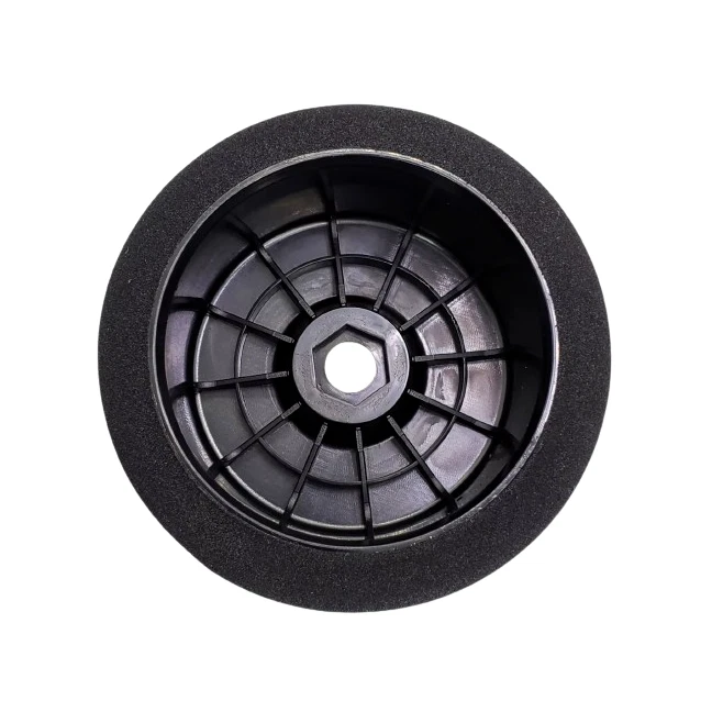 SpeedTek RC 42/104 Pre-Mounted Soft SH25 Foam Drag Tires (4) (Black) (Dish) - Image 2 of 2