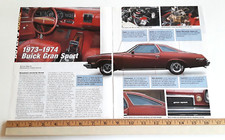 1973 - 1974 Buick Gs Gran Sport Original 2004 Article