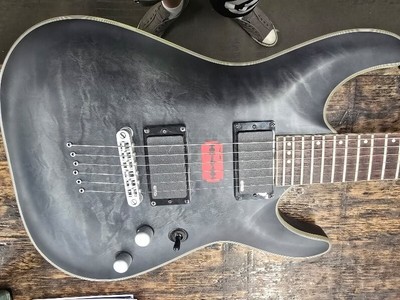 Schecter Guitar Research C-1 Platinum Electric Guitar Translucent Black