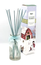 Pier 1 Reed Diffuser Set Home Fragrance Oil Wintery Wishes 8 oz Air Freshener