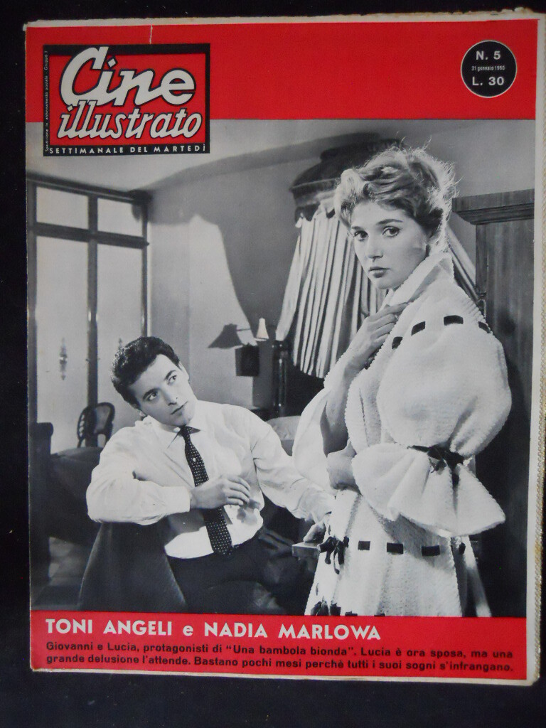 CINE ILLUSTRATO n°5 1960 Toni Angeli Nadia Marlowa [C90]