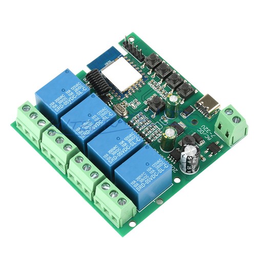 4 Channel Relay Switch Module Tuya Smart WIFI Remote Control Relay 2.4GHz 433MHz - Bild 11 von 11