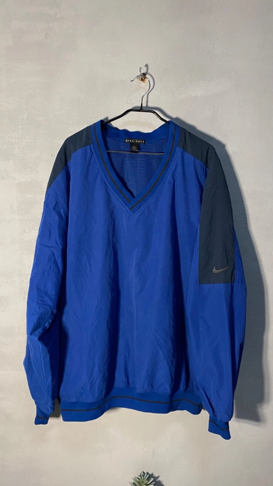 Nike Golf nylon jacket vintage blue size xl