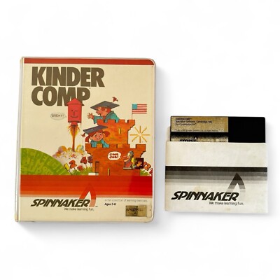 Kinder Comp C64 (1982) Educational Video Game VTG Commodore Spinnaker