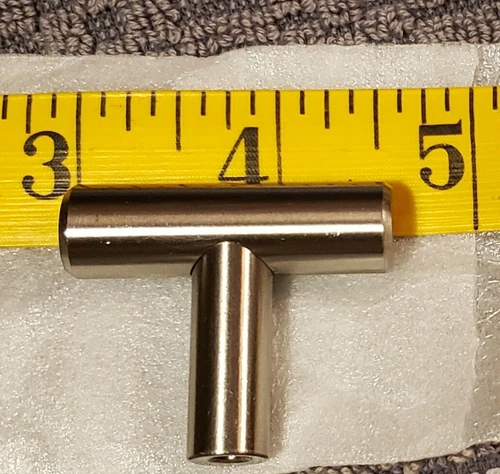 Elements by Hardware Resources, 40SN Naples Knob 1-9/16", Satin Nickel 4pc. Lot - Picture 6 of 7