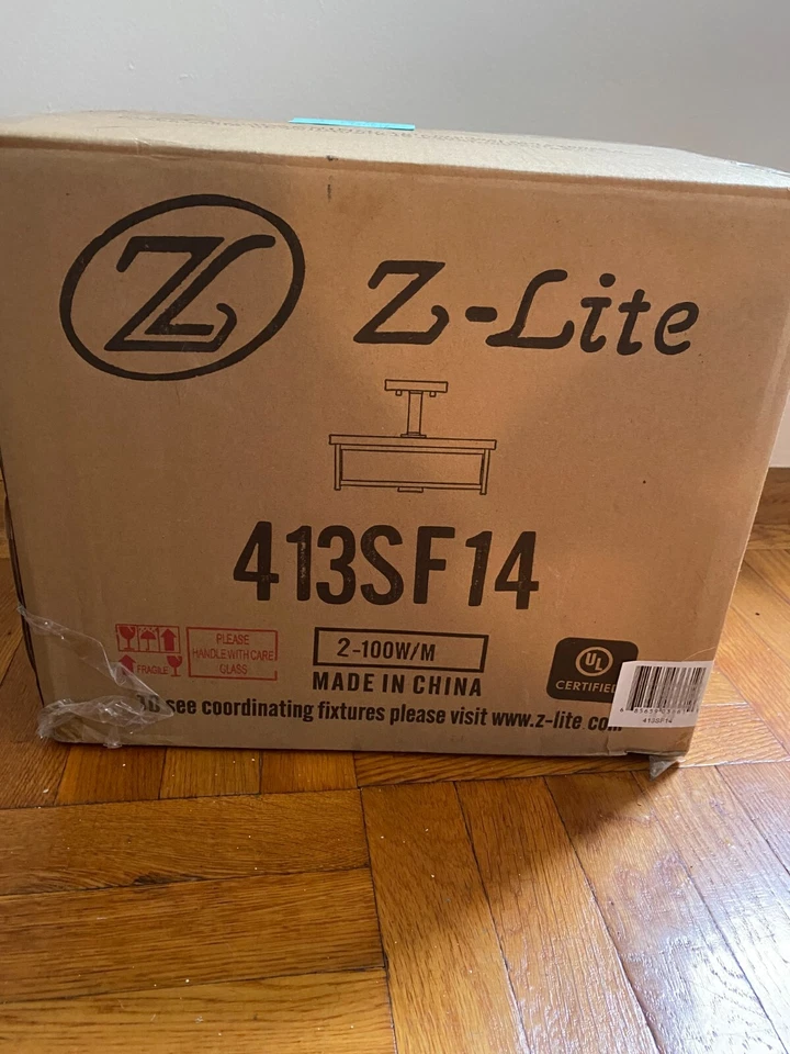 ¡NUNCA ABIERTO! Lámpara de techo Savannah de 2 luces de montaje semi empotrado en bronce antiguo Foto 2 de 2