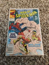 Web Of Spiderman #57 (1989) Marvel Key Issue Copper Age Skinhead