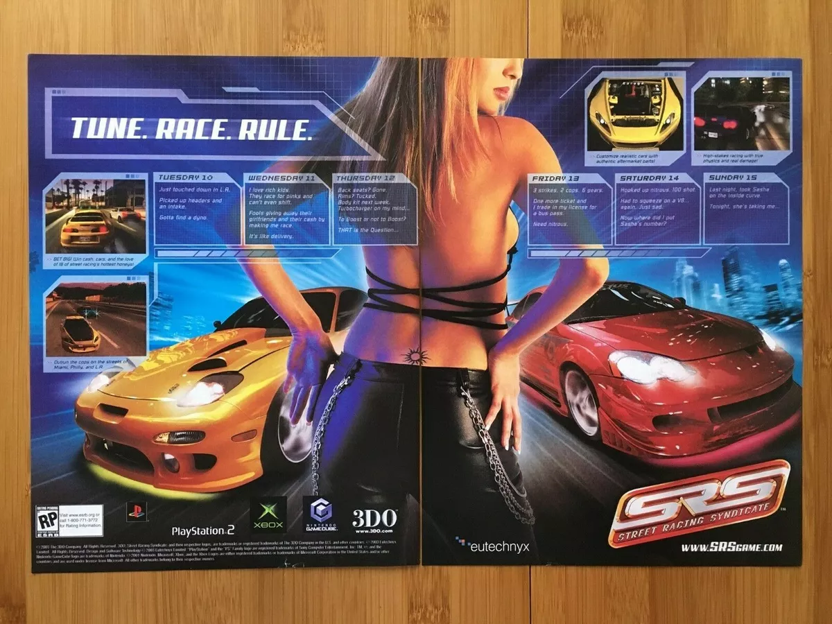 2003 Need for Speed: Underground PS2 Xbox GC Print Ad/Poster