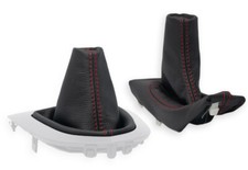 For Peugeot Rcz 2010-2015 Gear Shift Handbrake Gaiter Leather Stitching Red For Peugeot Rcz 2010-2015 Gear Shift Handbrake Gaiter Leather Stitching Red