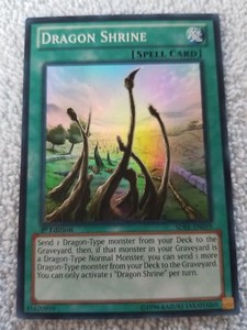 holo nmt sdbe en019 yugioh shrine foil rare 1st dragon ed super