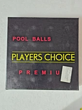 VTG Players Choice 2-¼" Pool Ball Set w/ Box Suzo Happ 26-1017-00 – Complete 16