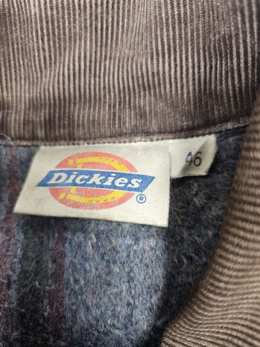 VINTAGE Dickies Jacket Mens XL Brown Chore Barn Coat Blanket Lined Canvas 90s - Picture 4 of 9