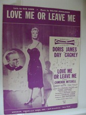 Love Me or Leave Me 1950 Gus Kahn Walter Donaldson Doris Day James Cagney