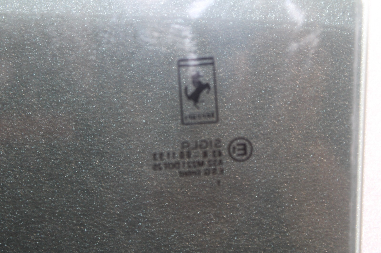 Ferrari 575, 550, RH, Right, Front Door Glass, Used, P/N 64573500