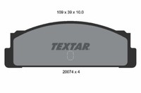 Textar 2007404 Bremsbelagsatz, Scheibenbremse FüR Autobianchi,Berton,Fiat, Fso