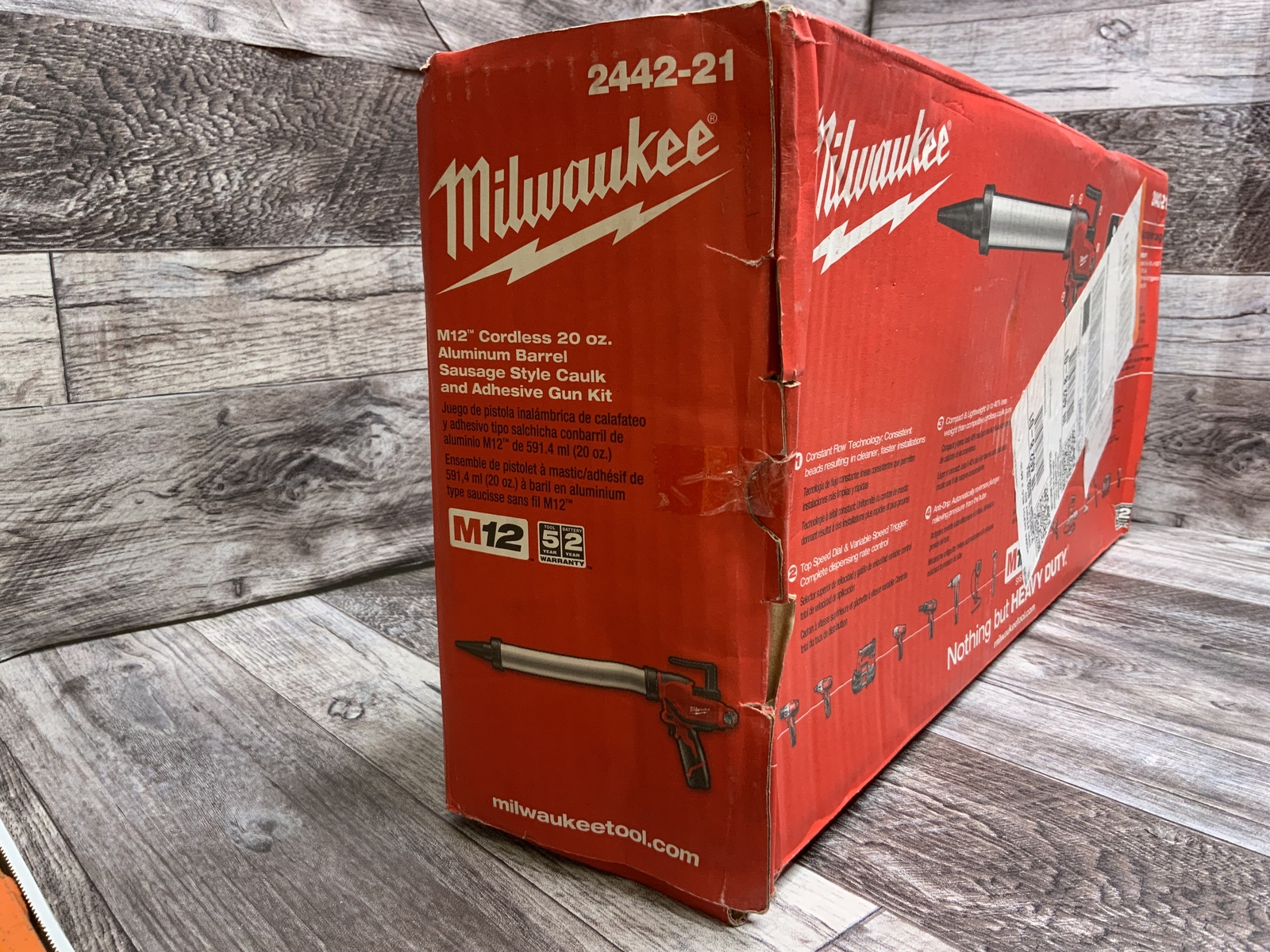 Milwaukee 244221 M12 Sausage Caulk Gun Kit 45242286331 eBay