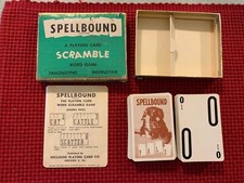 Vintage Spellbound Playing Card Scramble Word Game 1954