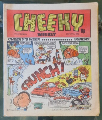 Cheeky Weekly Comic (1979) April 21st, Fine.