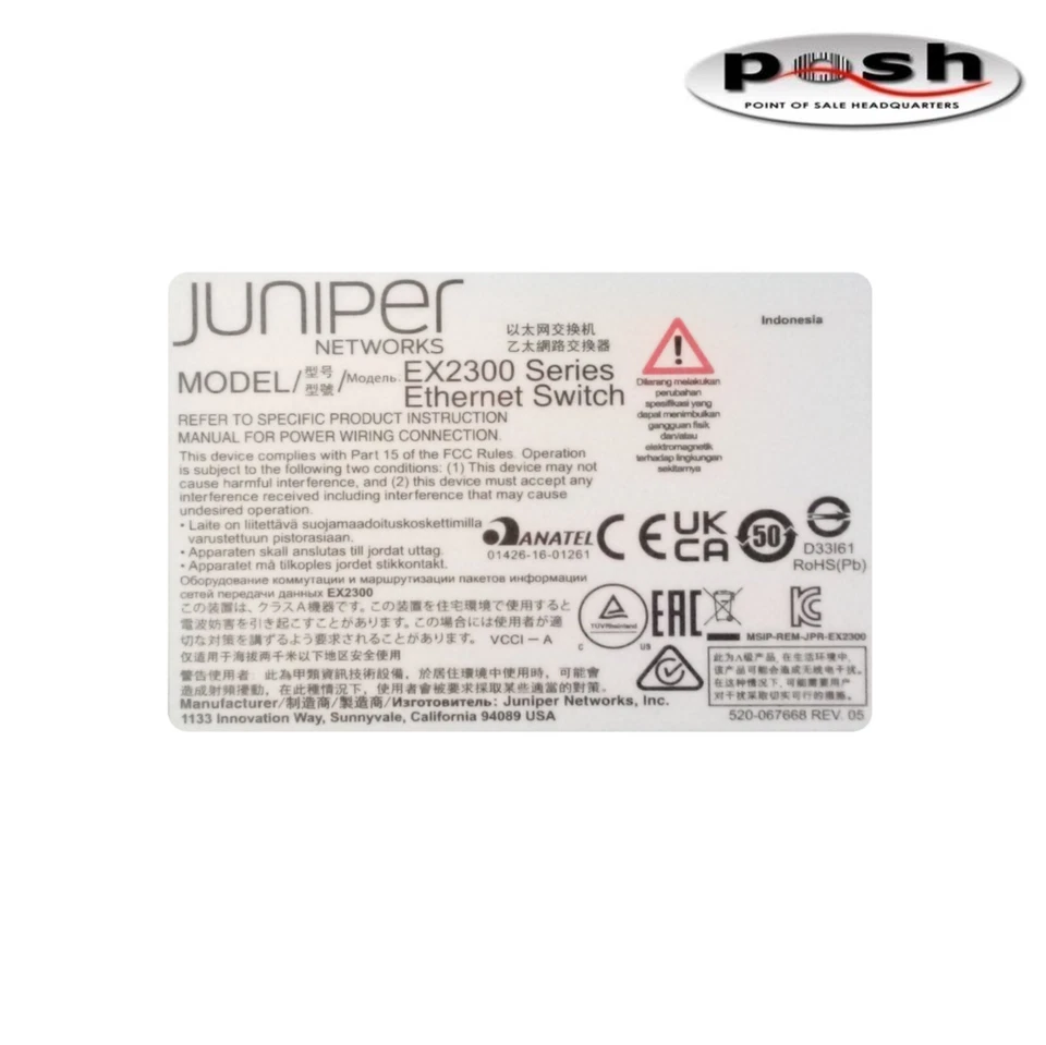 Juniper EX2300-48P Ethernet Switch - 48 Ports - Image 4 of 4