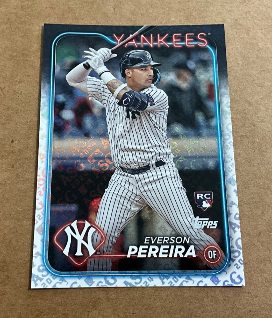2024 Topps ASG All Star Game Foil # 461 Everson Pereira Rookie New York Yankees