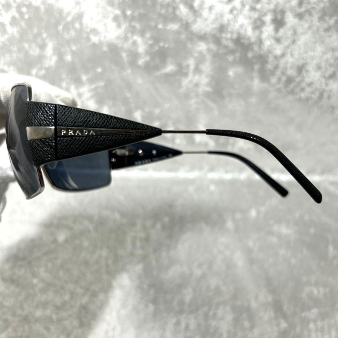【PRADA】ロゴプレートサングラス★国内発 Prada Side Logo Metal Frame Sunglasses Plate with