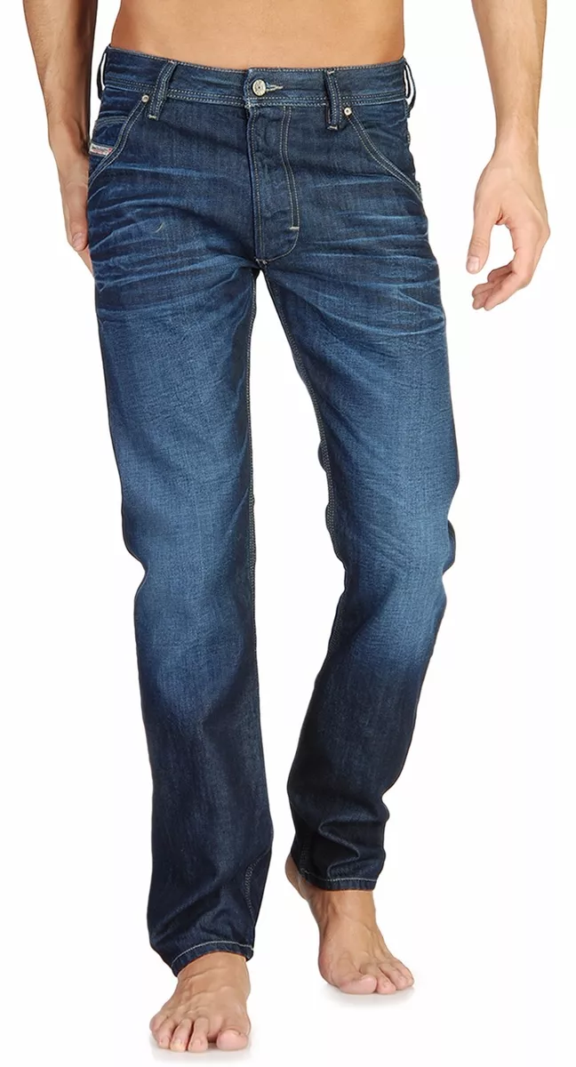 Diesel Krooley Regular Slim-Carrot Leg Jeans Pants Trousers 0073N