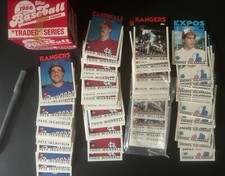 1986 Topps, Traded And All Stars Baseball Complete Set Lot Bonds,Bo + Extra RC’s