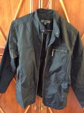Boys  DKNY Lightweight Rain Jacket- Navy/Silver -M