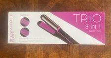 bellaPRO  TRIO 3 IN 1 HAIR TOOL - FLAT IRON, CRIMPER, VOLUMIZER  NEW IN BOX