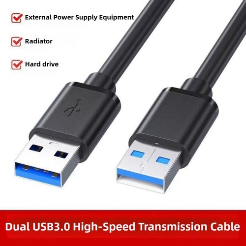 New 3ft High-Speed USB to USB Extension Cable USB 3.0 Adapter Extender Cord - Picture 2 of 29