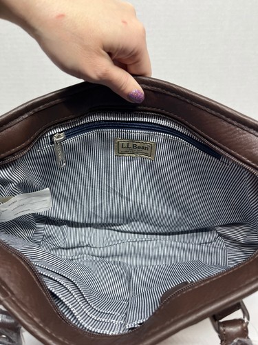 L.L.Bean Exchange Street Tote, Small - Brown - New with Tags - Picture 9 of 12