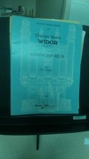 Widor: Organ Symphony 5; organ Kalmus 