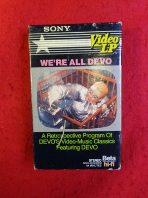 DEVO We're All Devo Betamax Tape SONY Video Beta
