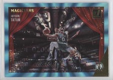 2021-22 Panini Donruss Magicians Holo Teal Laser Jayson Tatum #6 03rx