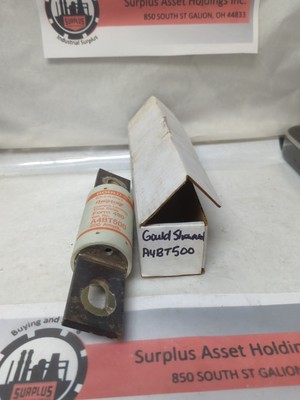 GOULD SHAWMUT,A4BT500,AMP-TRAP 500 AMP FUSE PRE-OWNED